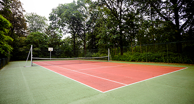 Tennisbaan bij Fletcher Hotel-Restaurant Beekbergen-Apeldoorn